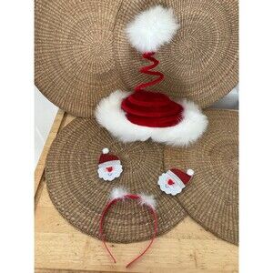 Two piece fun Christmas headband / hat